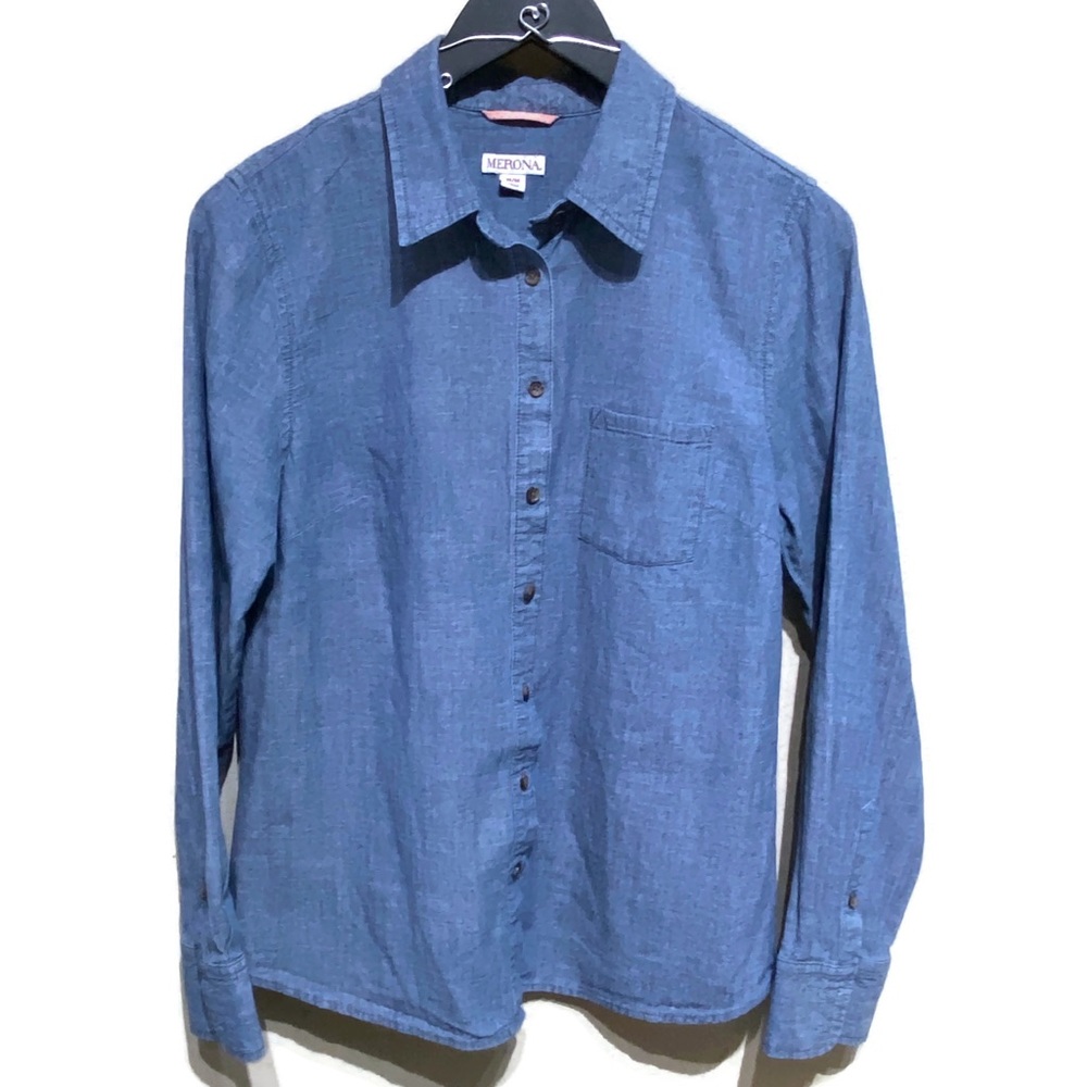 Merona Chambray Button Up Shirt